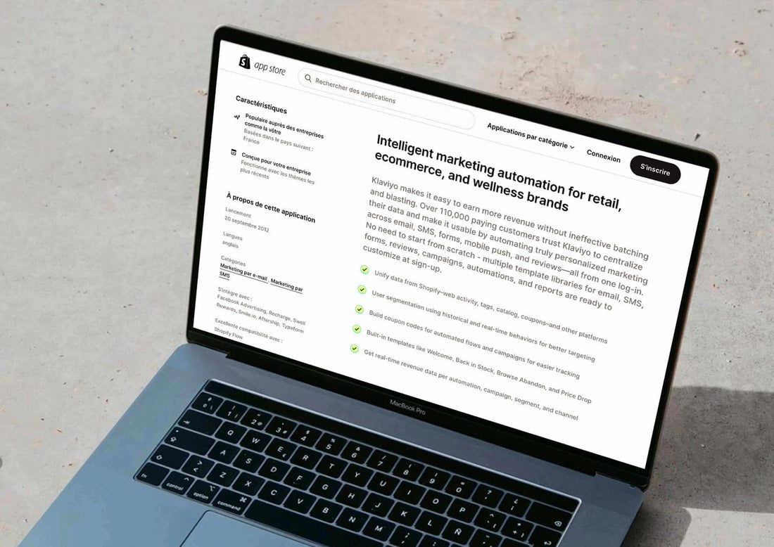 Klaviyo e-mail marketing