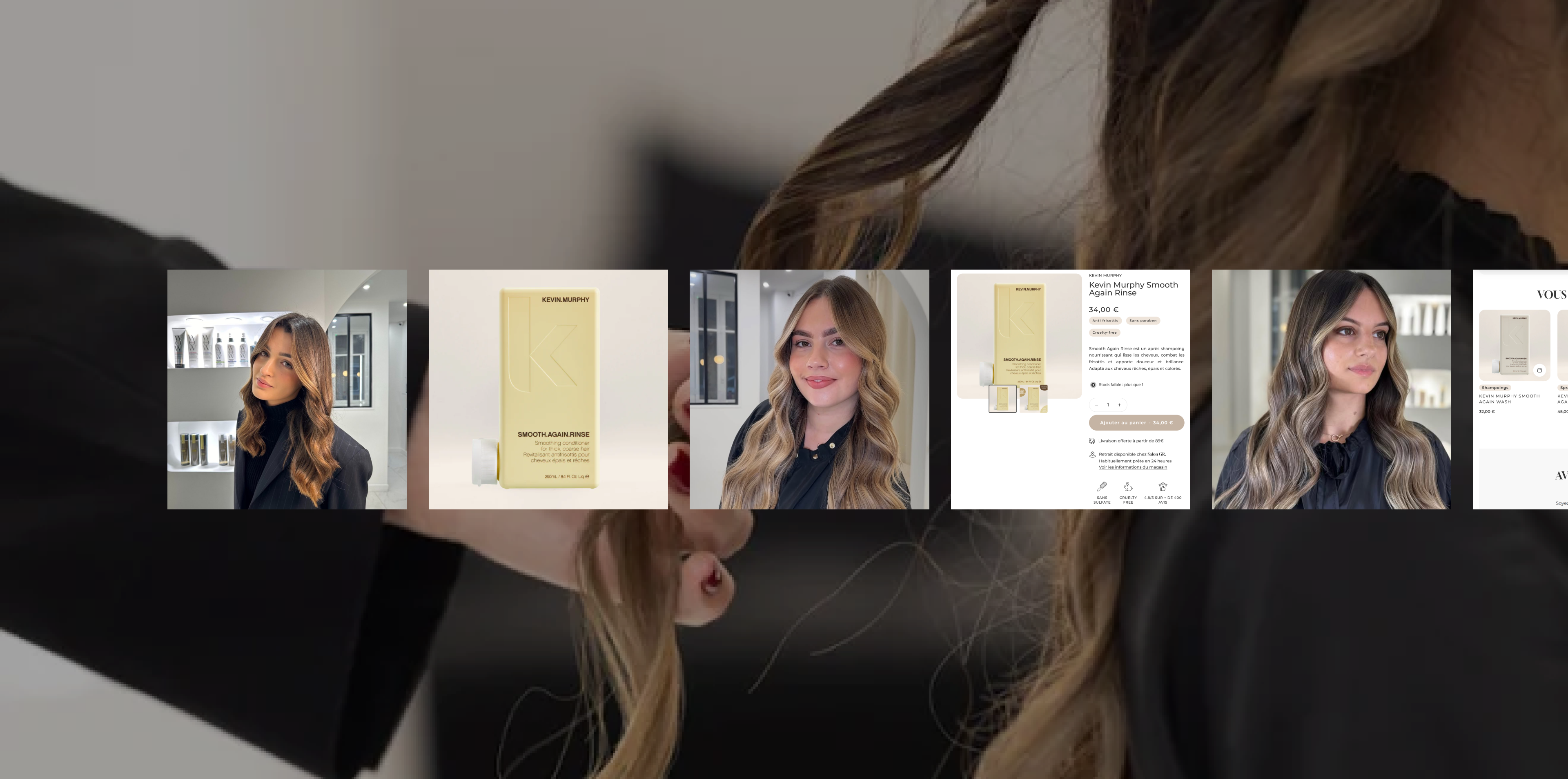 Projet Shopify SALON GR PARIS – boutique e-commerce beaut& par Tamara Agency Paris